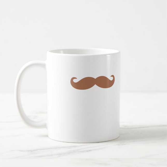 single moustache coffee mug (Left)