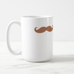 single moustache coffee mug