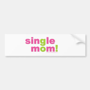 Single Mum Love by MDillon Designs Bumper Sticker