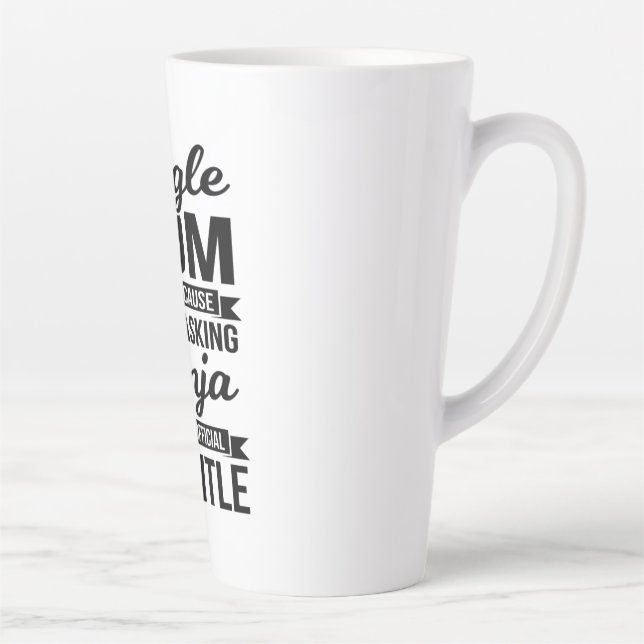Single Mum Multitasking Ninja Latte Mug (Right)