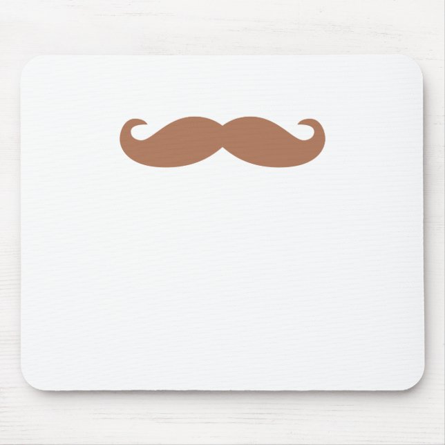 single mustache mouse pad (Front)