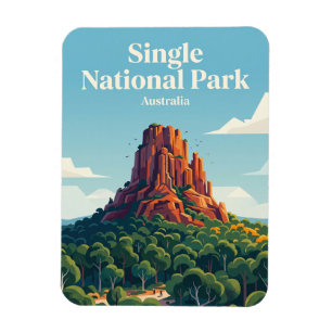 Single National Park Australia Magnet