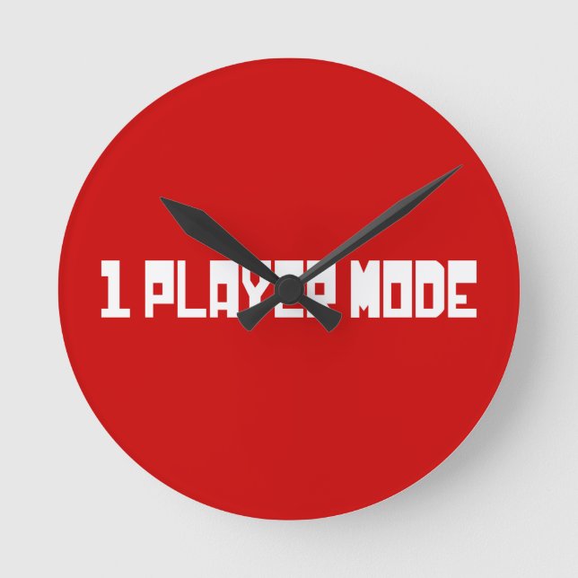 Single / One Player Mode Round Clock (Front)