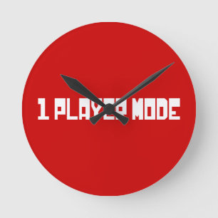 Single / One Player Mode Round Clock