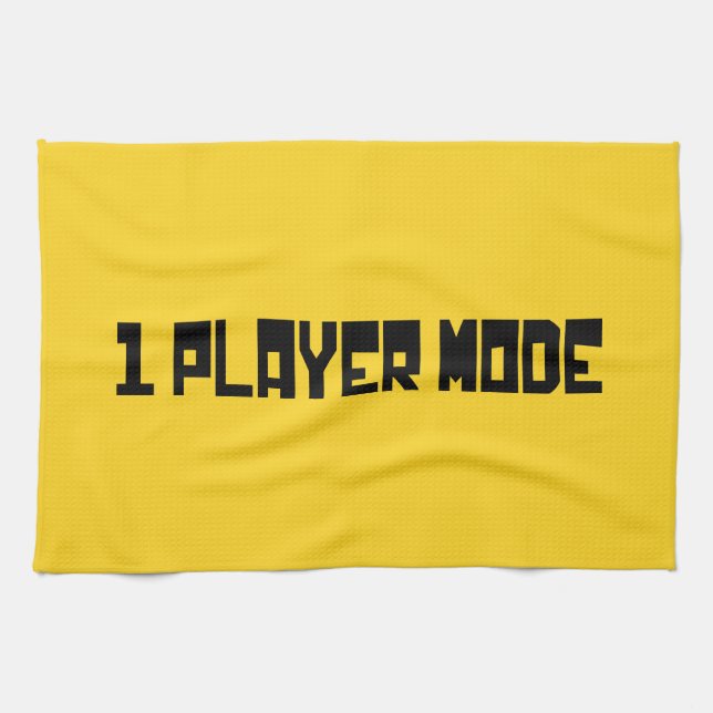 Single / One Player Mode Tea Towel (Horizontal)