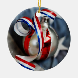 Single Patriotic Ornament