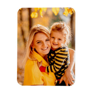 Single Photo Full Image Portrait Memory Magnet