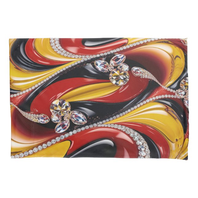 Single Pillowcase with Belgian Colours (Front)