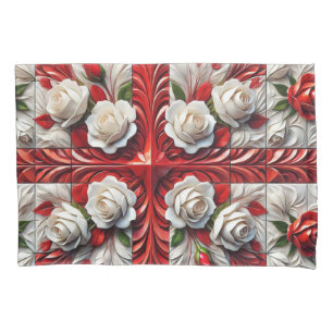 Single Pillowcase with English Roses
