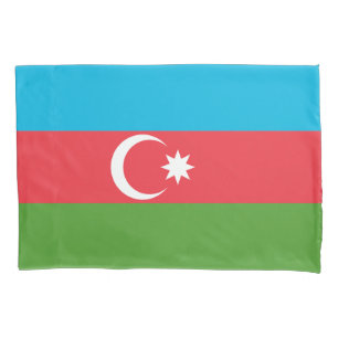 Single Pillowcase with flag of Azerbaijan