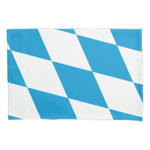 Single Pillowcase with flag of Bavaria, Germany