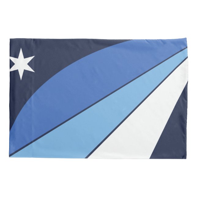Single Pillowcase with flag of Columbia, SC (Back)