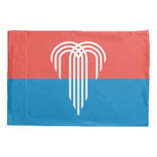 Single Pillowcase with flag of Kansas City