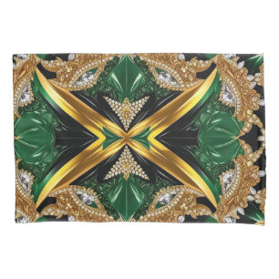 Single Pillowcase with Jamaican Colours