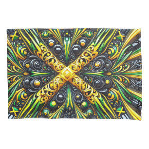 Single Pillowcase with Jamaican Colours