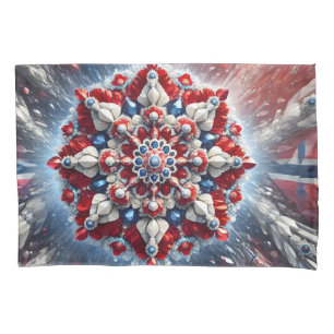Single Pillowcase with Norwegian Colours