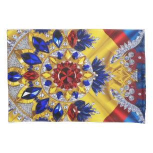 Single Pillowcase with Romanian Colours
