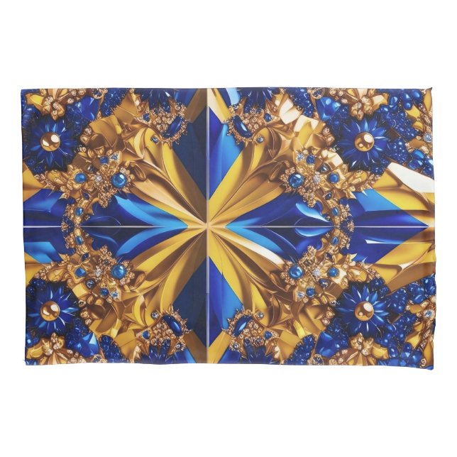 Single Pillowcase with Sweden Colours (Front)