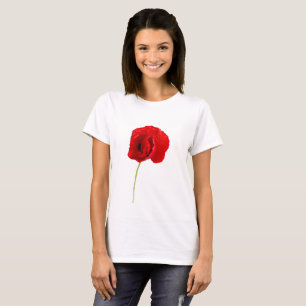 Single poppy T-Shirt