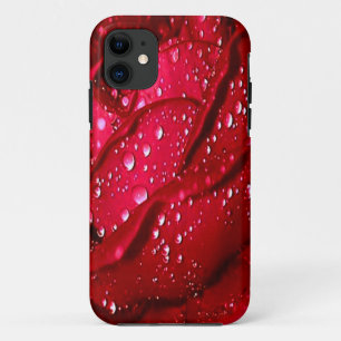 Single Red Rose in the Rain iPhone SE/5/5s Case