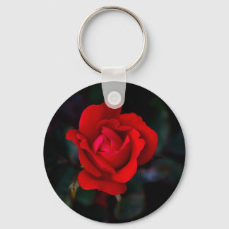 Single Red Rose... Key Ring