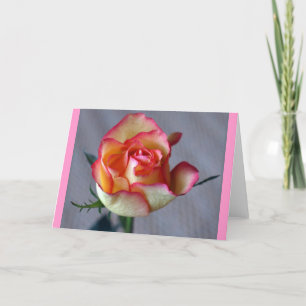 "Single Rose" (Blank) Card