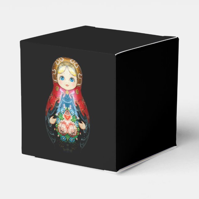 Single Russian doll Favour Box (Back Side)