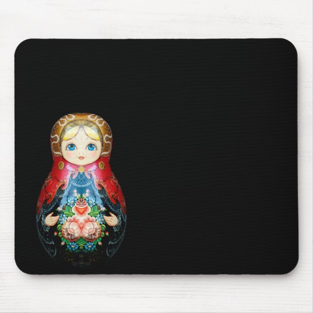 Single Russian doll Mouse Pad (Front)