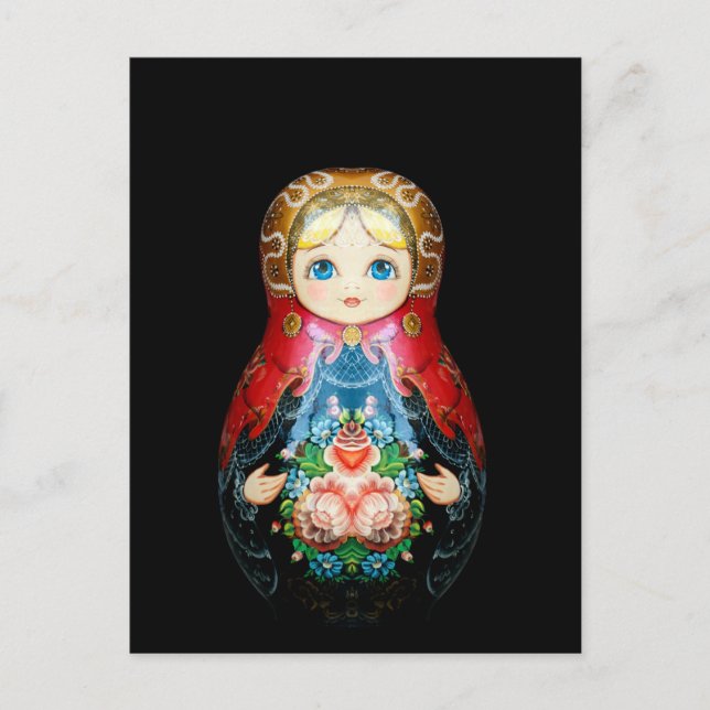 Single Russian doll Postcard (Front)