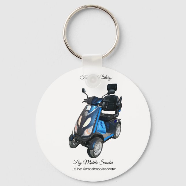 Single sided Aluminum Circle keychain (Front)