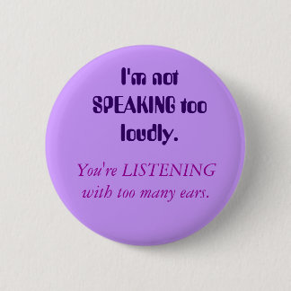 Single-Sided Hearing Deaf Awareness Button