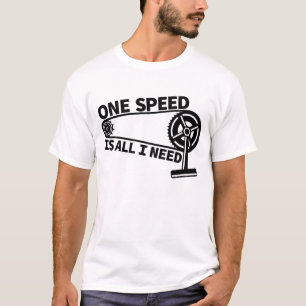 Single Speed Fixed Gear Bicycle T-Shirt