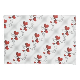 Single Standard Size Pillowcase/Hearts Pillowcase