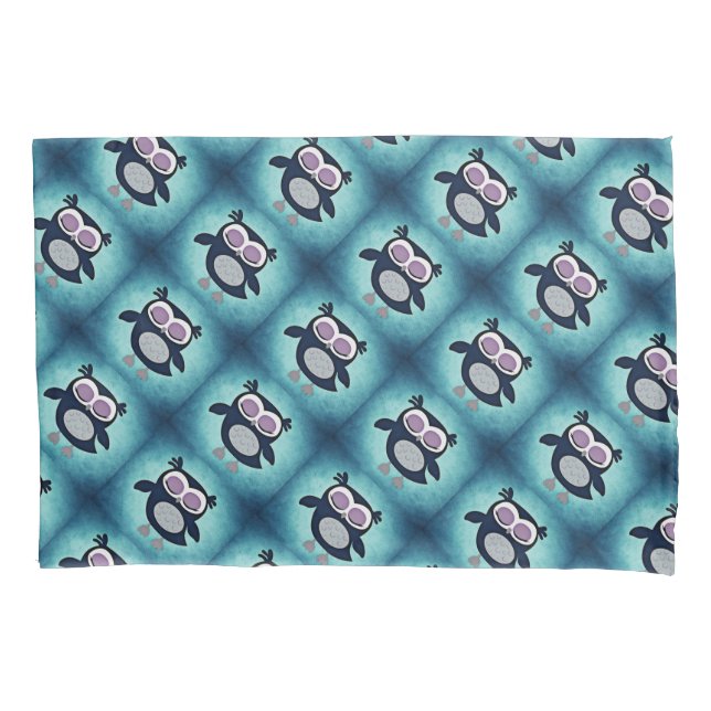 Single Standard Size Pillowcase/Owl Pillowcase (Front)