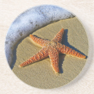 Single Starfish on Beach Coaster
