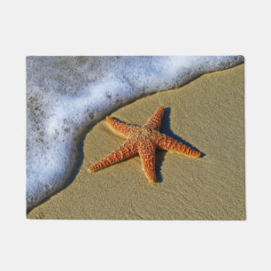 Single Starfish on Beach Doormat