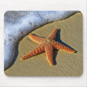 Single Starfish on Beach Mouse Pad