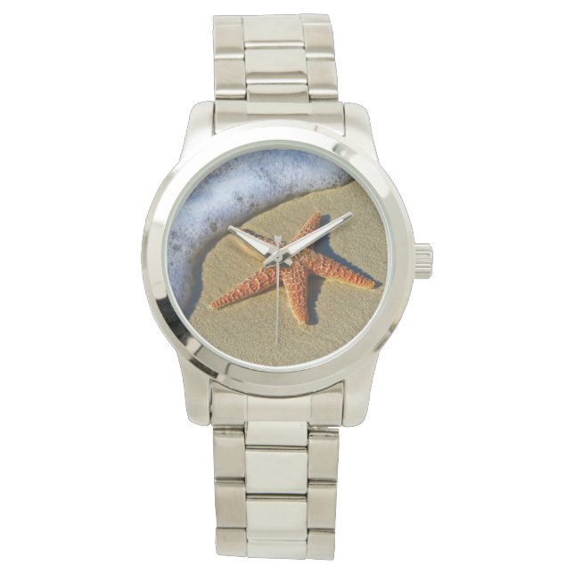 Single Starfish on Beach Watch (Front)