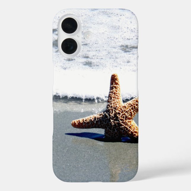 Single Starfish Washed Ashore Jigsaw Puzzle Case-Mate iPhone Case (Back)