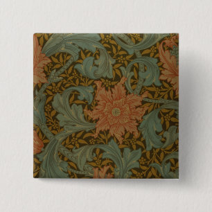 'Single Stem' wallpaper design 15 Cm Square Badge
