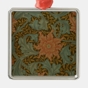 'Single Stem' wallpaper design Metal Ornament