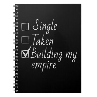 Single Taken Checklist Style Motivational Quote  N Notebook