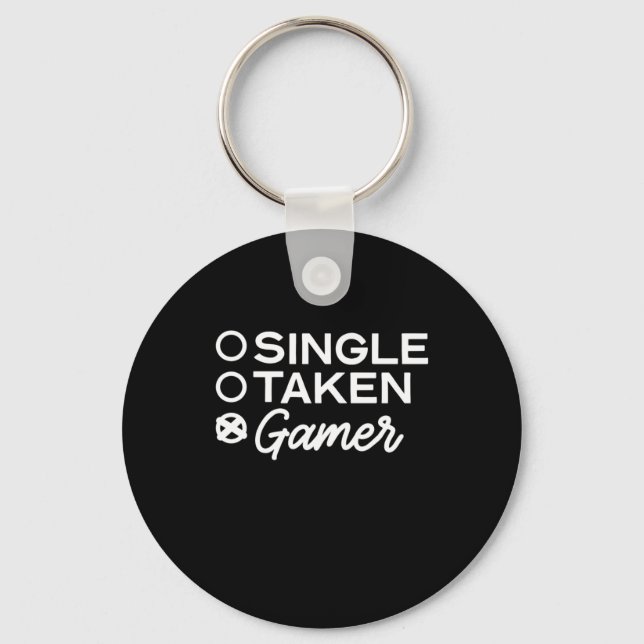 Single Taken Gamer Key Ring (Front)