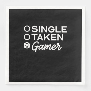 Single Taken Gamer Napkin