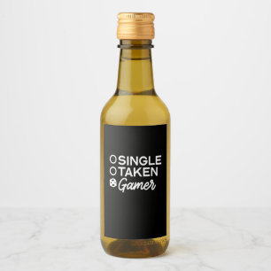 Single Taken Gamer Wine Label