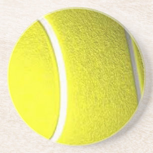 Single Tennis Ball Sports Coaster