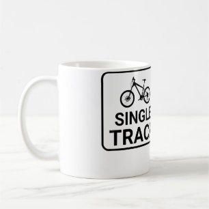 Single Track Bunny Hop Mountain Bike Mtb Moto Down Coffee Mug