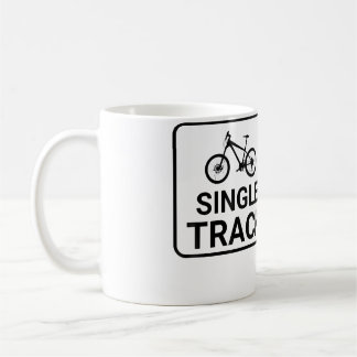 Single Track Bunny Hop Mountain Bike Mtb Moto Down Coffee Mug