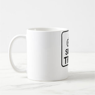 Single Track Bunny Hop Mountain Bike Mtb Moto Down Coffee Mug