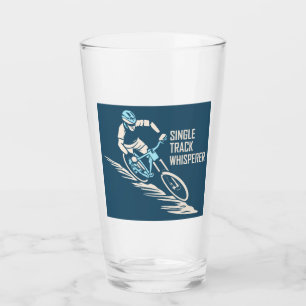 Single Track Whisperer Mountain Biking Glass